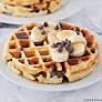 Chocolate chip waffle