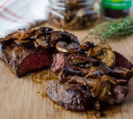 Espresso rubbed steak